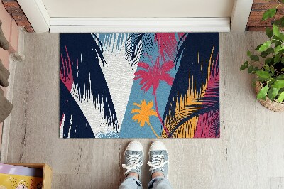 Door mat Palm trees