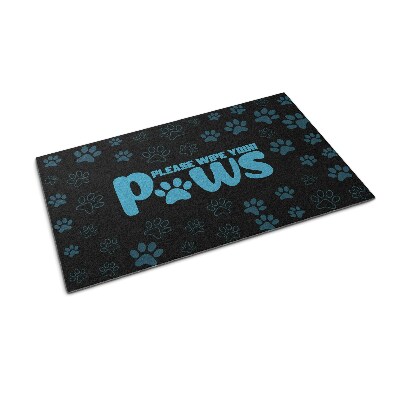 Door mat Please wipe your paws