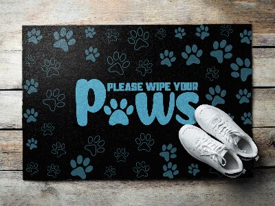 Door mat Please wipe your paws