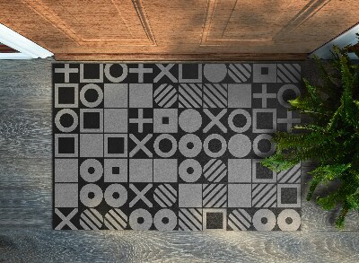 Door mat Squares