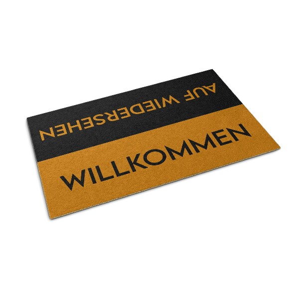 Doormat Willkommen auf wiedersehen