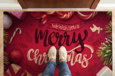 Door mat indoor Merry Christmas