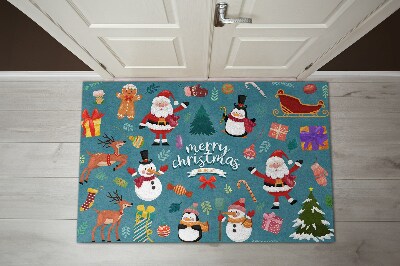 Door mat indoor Merry Christmas Ho Ho Ho