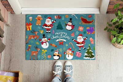 Door mat indoor Merry Christmas Ho Ho Ho