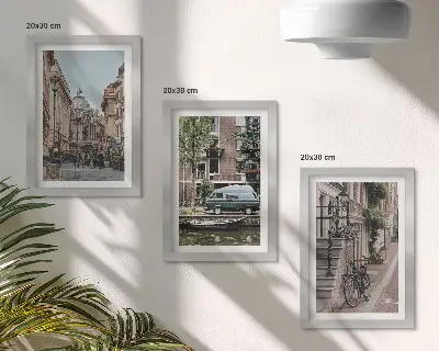 Photo frame wall City quiet views of buildings