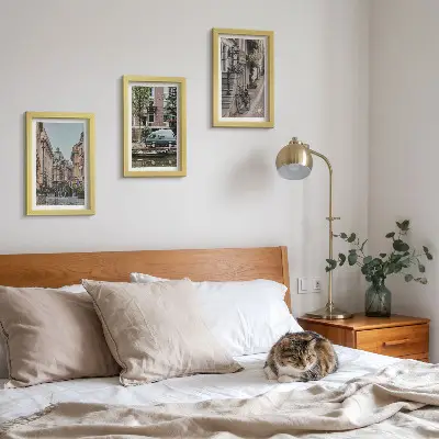 Photo frame wall City quiet views of buildings