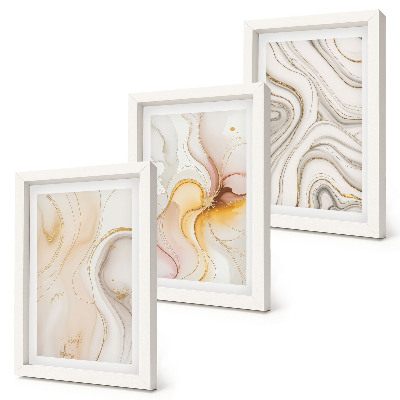 Photo frame wall Abstract warm patterns elegant motifs