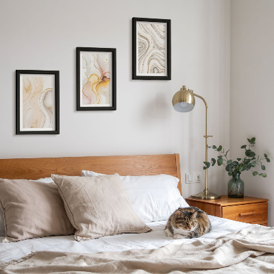Photo frame wall Abstract warm patterns elegant motifs
