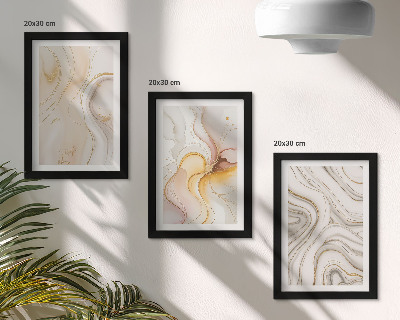 Photo frame wall Abstract warm patterns elegant motifs