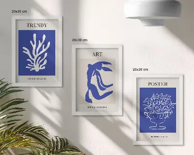 Photo frame wall Henri Matisse's Abstract Art Posters