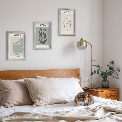 Photo frame wall Stylish paintings with abstract motifs by Henri Matisse