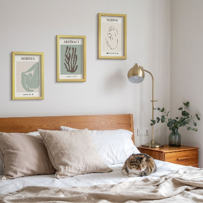 Photo frame wall Stylish paintings with abstract motifs by Henri Matisse