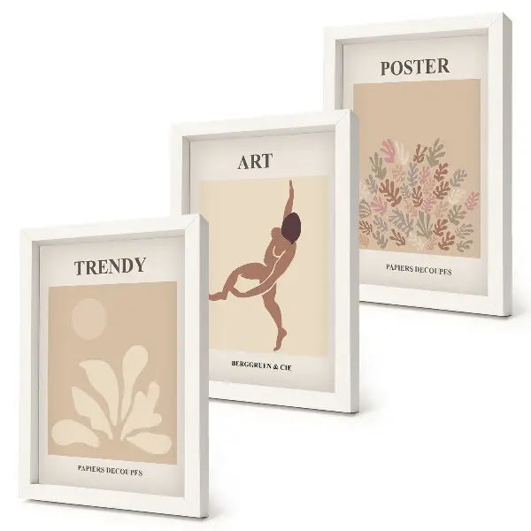 Photo frame wall Abstract forms and figures by Henri Matisse