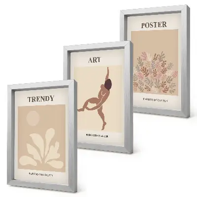 Photo frame wall gallery with Abstract forms and figures by Henri Matisse