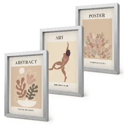 Photo frame wall Stylish abstract compositions by Henri Matisse