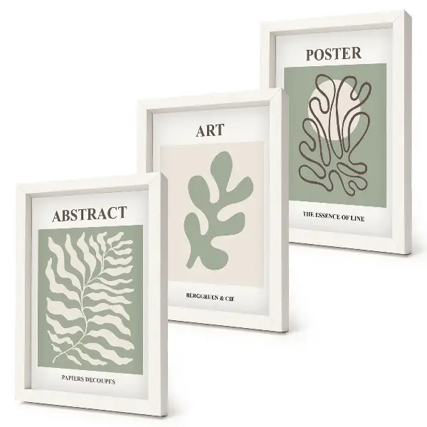 Photo frame wall with floral patterns posters by Henri Matisse