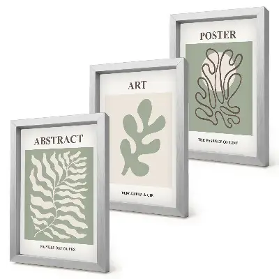 Photo frame wall with floral patterns posters by Henri Matisse