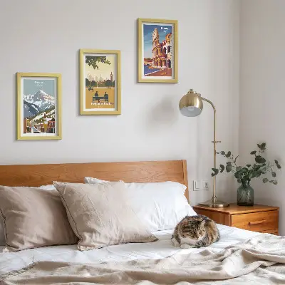 Photo frame wall featuring scenic views of Ouray Park in London and the Colosseum in Rome