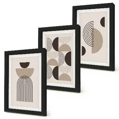 Photo frame wall Abstract geometric patterns minimalism