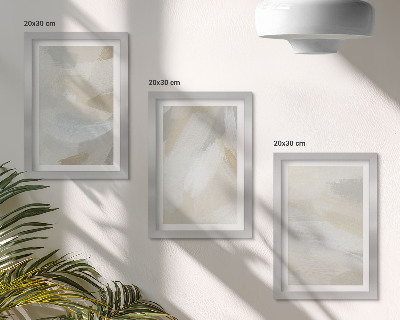 Photo frame wall Abstract light background with delicate brush strokes