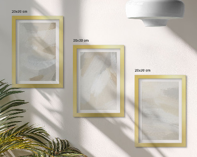 Photo frame wall Abstract light background with delicate brush strokes