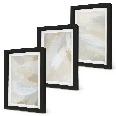 Photo frame wall Abstract light background with delicate brush strokes