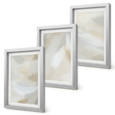 Photo frame wall Abstract light background with delicate brush strokes