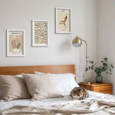 Photo frame wall Matisse boho abstract shapes and patterns