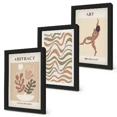 Photo frame wall Matisse boho abstract shapes and patterns