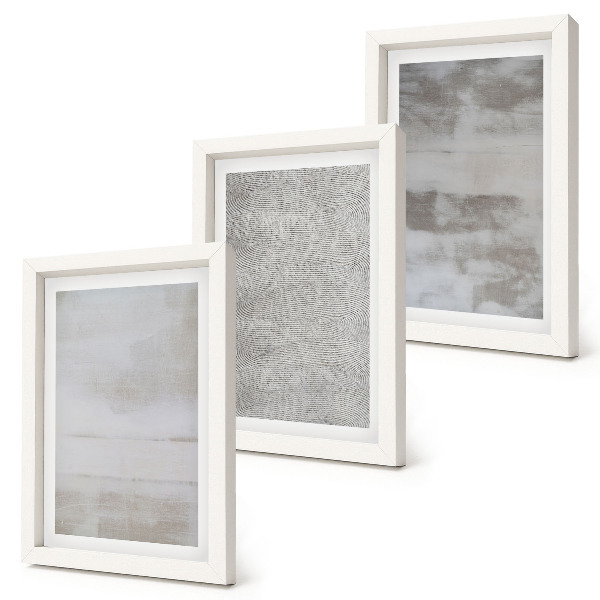 Photo frame wall Modern texture structures in a minimalist style