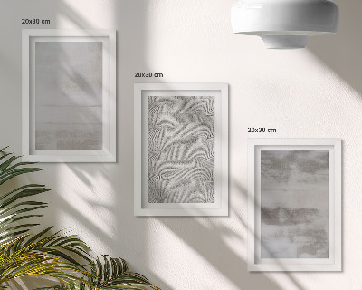 Photo frame wall Modern texture structures in a minimalist style