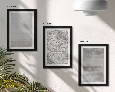 Photo frame wall Modern texture structures in a minimalist style