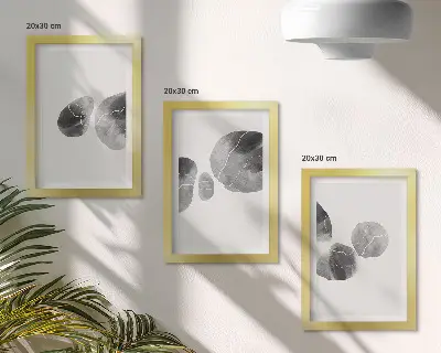 3-Piece abstract minimalist paint stain wall art set abstract minimalist paint stain wall art