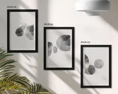 3-Piece abstract minimalist paint stain wall art set abstract minimalist paint stain wall art