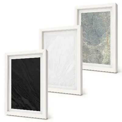 Photo frame wall decorative stone-style multi-color set