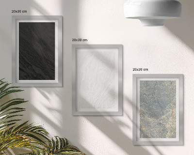 Photo frame wall Various colors of elegant stone structures