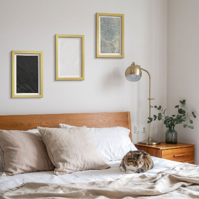 Photo frame wall Various colors of elegant stone structures