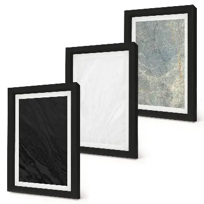Photo frame wall decorative stone-style multi-color set