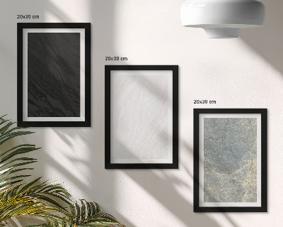 Photo frame wall Various colors of elegant stone structures