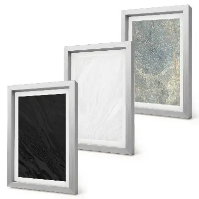 Photo frame wall decorative stone-style multi-color set