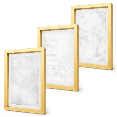3-piece minimalist canvas wall art set featuring white spots on neutral backgrounds
