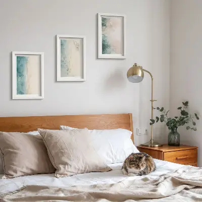 3-piece wall art set spilled watercolor minimalist canvas prints
