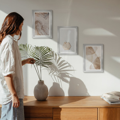 Photo frame wall Designer abstraction inspired by nature