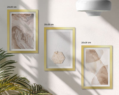 Photo frame wall Designer abstraction inspired by nature