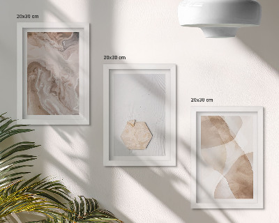 Photo frame wall Designer abstraction inspired by nature