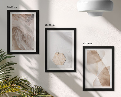 Photo frame wall Designer abstraction inspired by nature