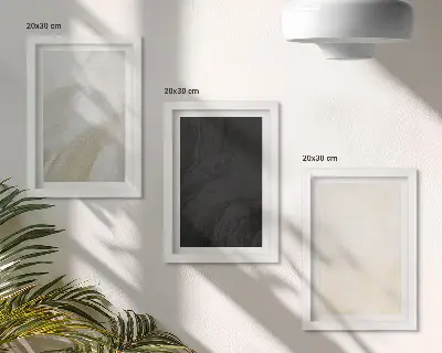 3-piece wall art set structures in minimalist tones