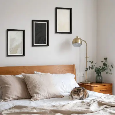 3-piece wall art set structures in minimalist tones