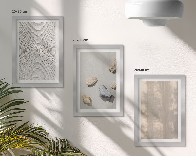 3-piece wall art set Boho textures natural structures
