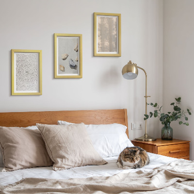 3-piece wall art set Boho textures natural structures
